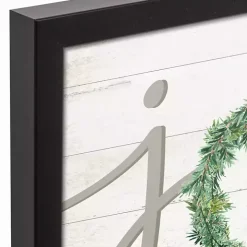 Joy Wreath Framed Art Print