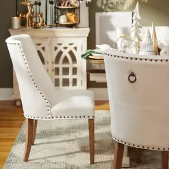 Julia Cream Upholstered Dining Chair