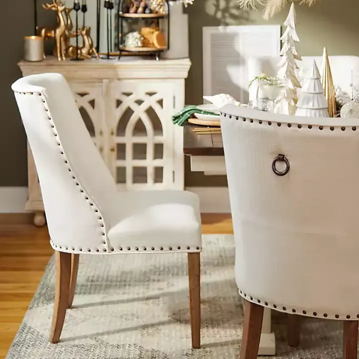Julia Cream Upholstered Dining Chair