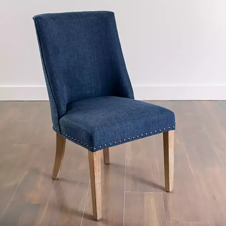 Julia Navy Upholstered Dining Chair