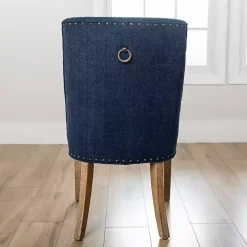 Julia Navy Upholstered Dining Chair
