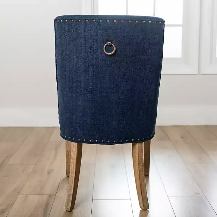 Julia Navy Upholstered Dining Chair