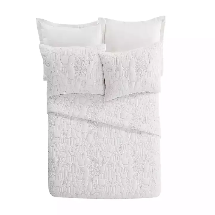 Justina Blakeney Cloud Hamsa King Quilt Set