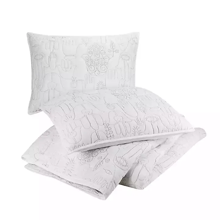 Justina Blakeney Cloud Hamsa King Quilt Set