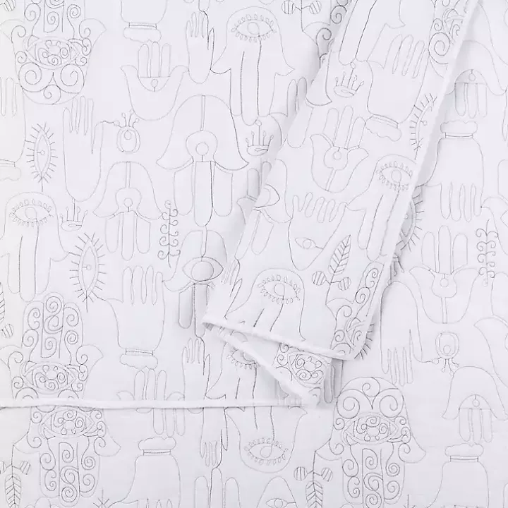 Justina Blakeney Cloud Hamsa King Quilt Set