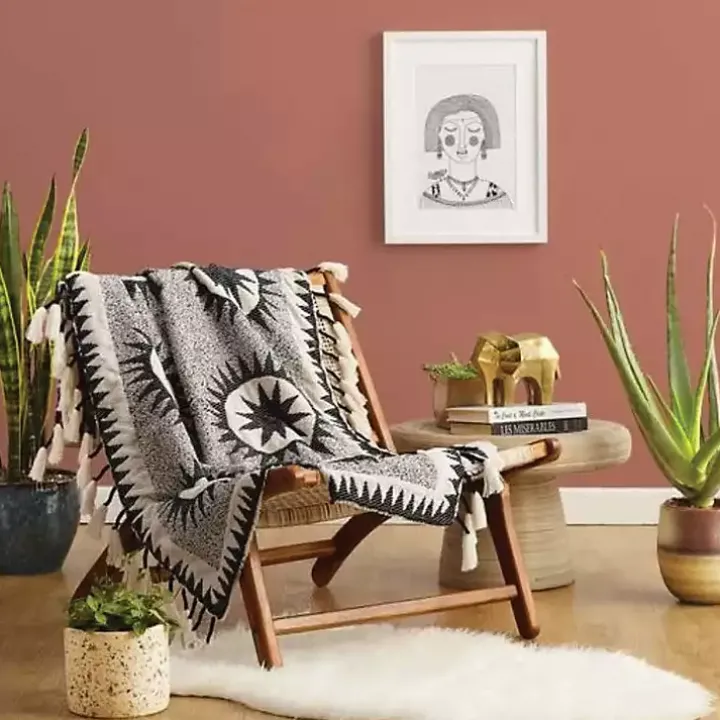 Justina Blakeney Sun Medallion and Dots Throw