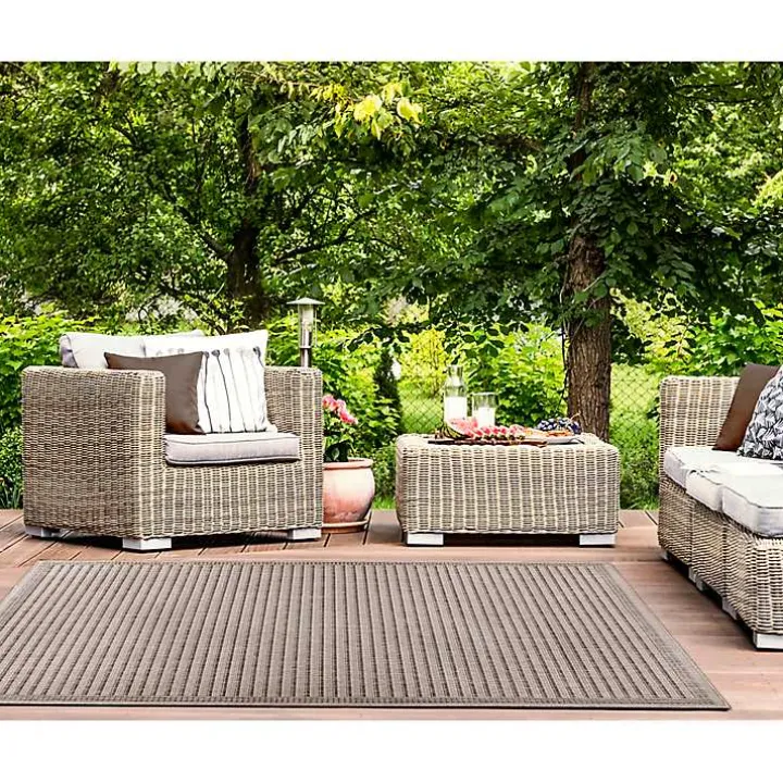 Kaya Natural Gradient Indoor/Outdoor Area Rug, 6x9