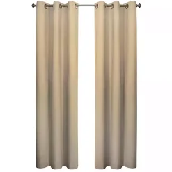 Khaki Room Darkening Curtain Panel Set, 54 in.