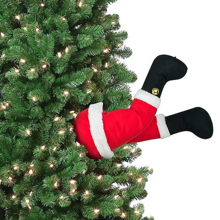Kicking Santa Legs Christmas Tree Decoration