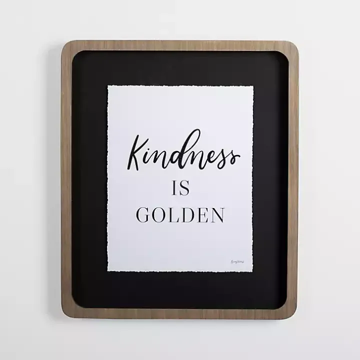 Kindness is Golden Wall Plaque