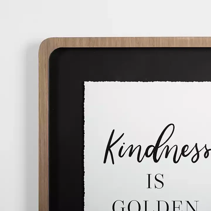 Kindness is Golden Wall Plaque