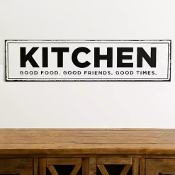 Kitchen Good Food Good Friends Good Times Plaque