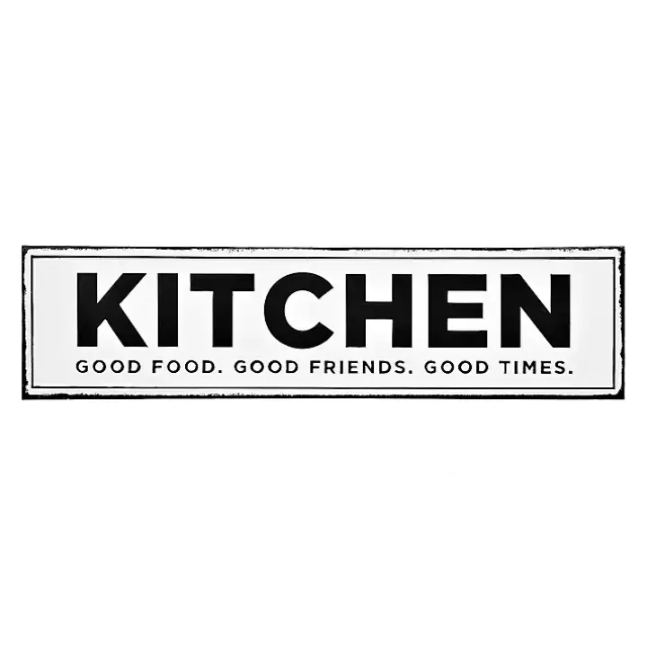 Kitchen Good Food Good Friends Good Times Plaque