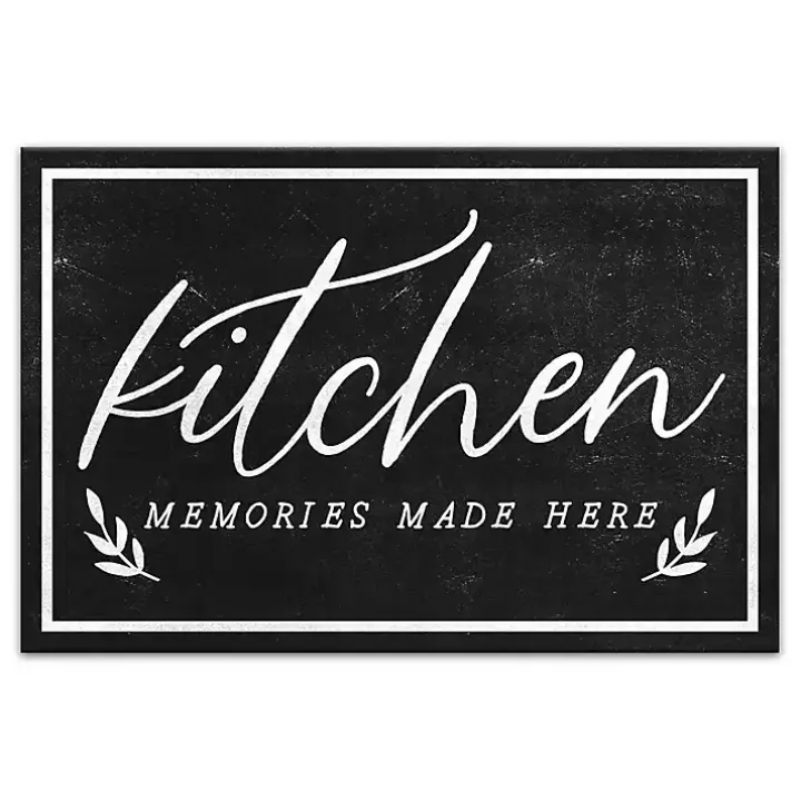 Kitchen Memories Canvas Wall Plaque