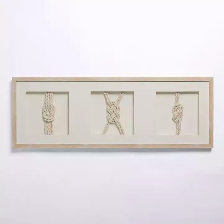 Knot Shadowbox Wall Plaque