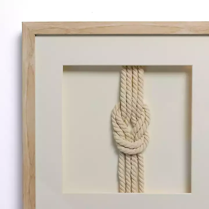 Knot Shadowbox Wall Plaque