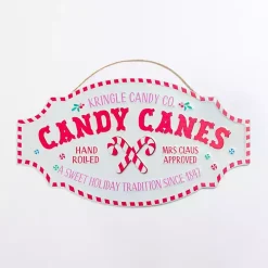 Kringle Candy Co Christmas Wall Plaque