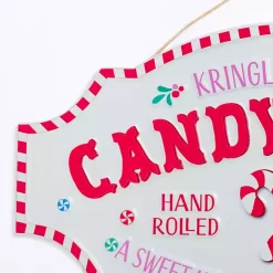 Kringle Candy Co Christmas Wall Plaque