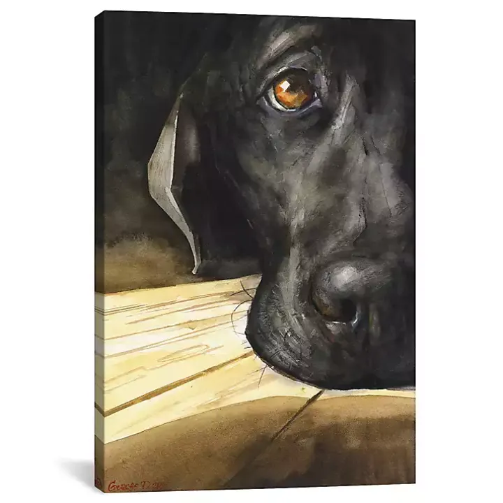 Labrador Giclee Canvas Art Print