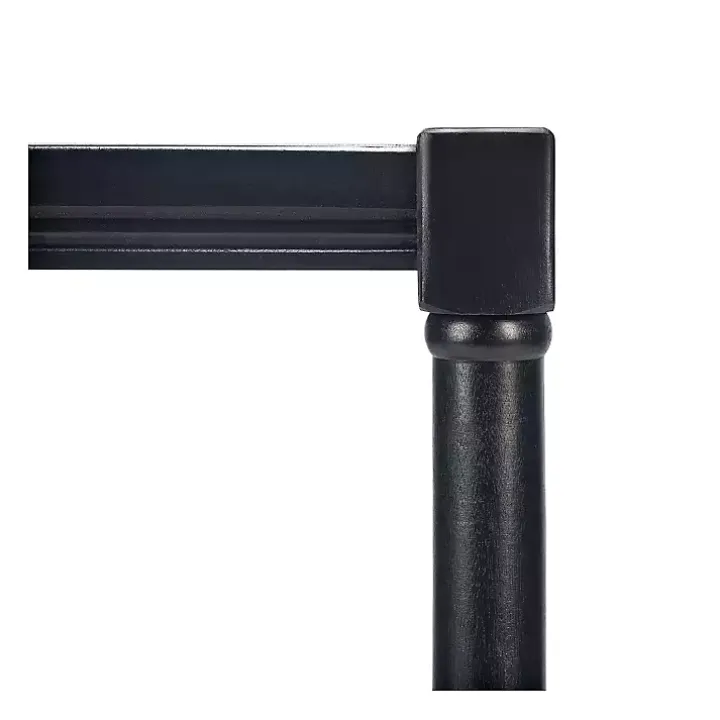 Landry Black Carved Legs Accent Table