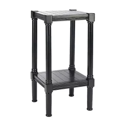 Landry Black Carved Legs Accent Table