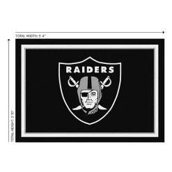 Las Vegas Raiders Area Rug, 4x6