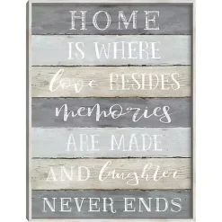 Laughter Never Ends Framed Canvas Art Print