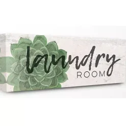 Laundry Room Succulent Canvas Art Print