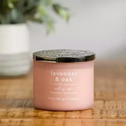 Lavender & Oak 3-Wick Jar Candle