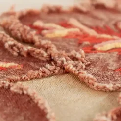 Leaf Patterned Harvest Lumbar Pillow