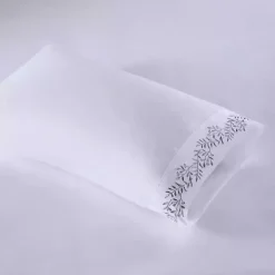 Leafy Vine Hem Microfiber 4-pc. Full Sheet Set