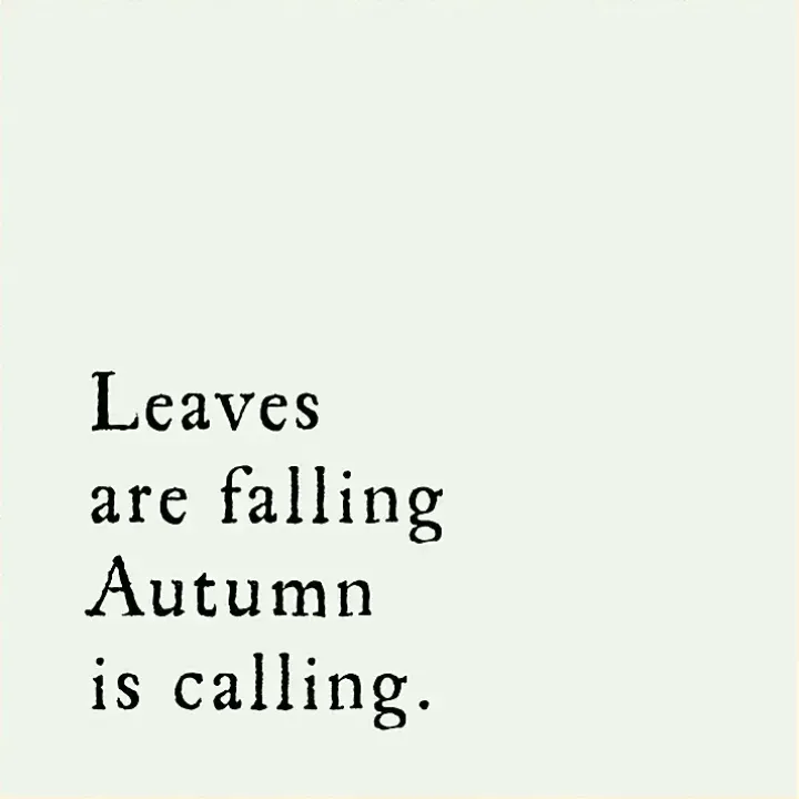 Leaves Are Falling Poem Framed Wall Art