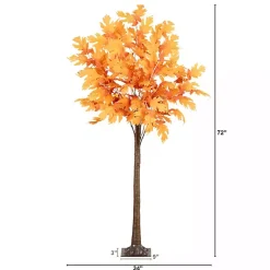 LED Autumn Maple Tree, 6 ft.