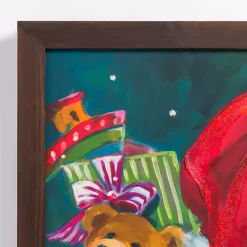 LED Believe Jolly Framed Art Print