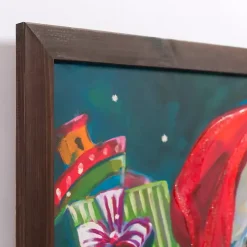 LED Believe Jolly Framed Art Print