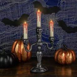 LED Bloody Skull Halloween Candelabra