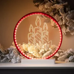 LED Candlesticks Tabletop Christmas Decoration