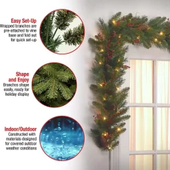 LED Classic Collection Christmas Garland