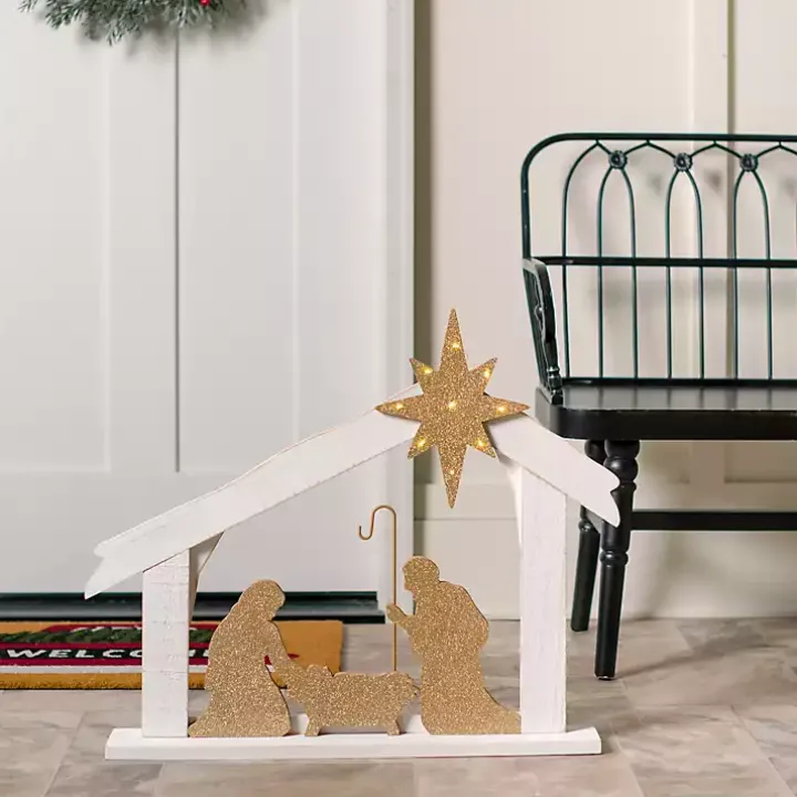 LED Nativity Scene Porch Decoration
