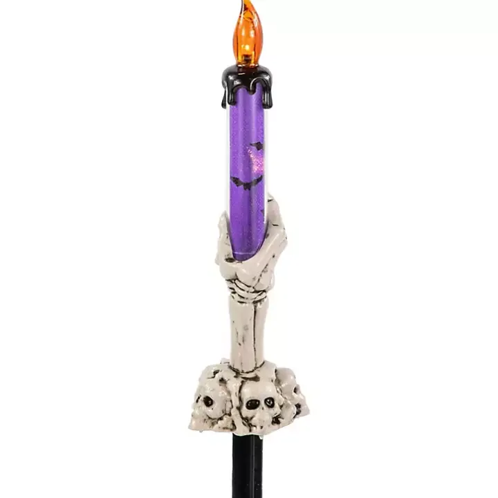 LED Skeleton Hand Candles, Set of 6