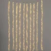 LED Warm White Christmas Curtain String Lights