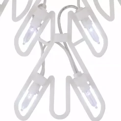 LED White and Blue Snowflake Decoration, 16 in.