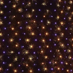 LED White Purple & Orange Light Net