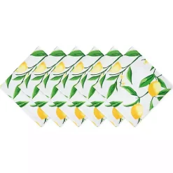 Lemon Bliss Outdoor Napkins, Set of 6