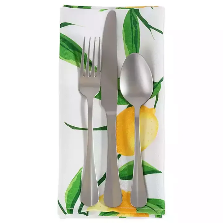 Lemon Bliss Outdoor Napkins, Set of 6