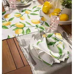 Lemon Bliss Outdoor Napkins, Set of 6