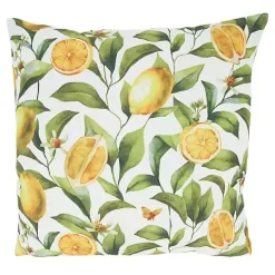 Lemon Blooms Outdoor Pillow