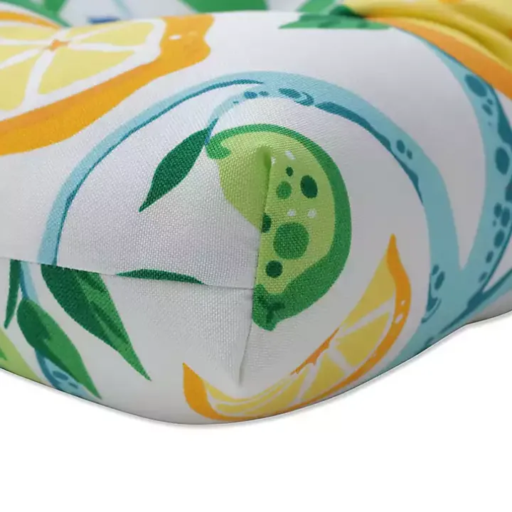 Lemon Vine Settee Cushion