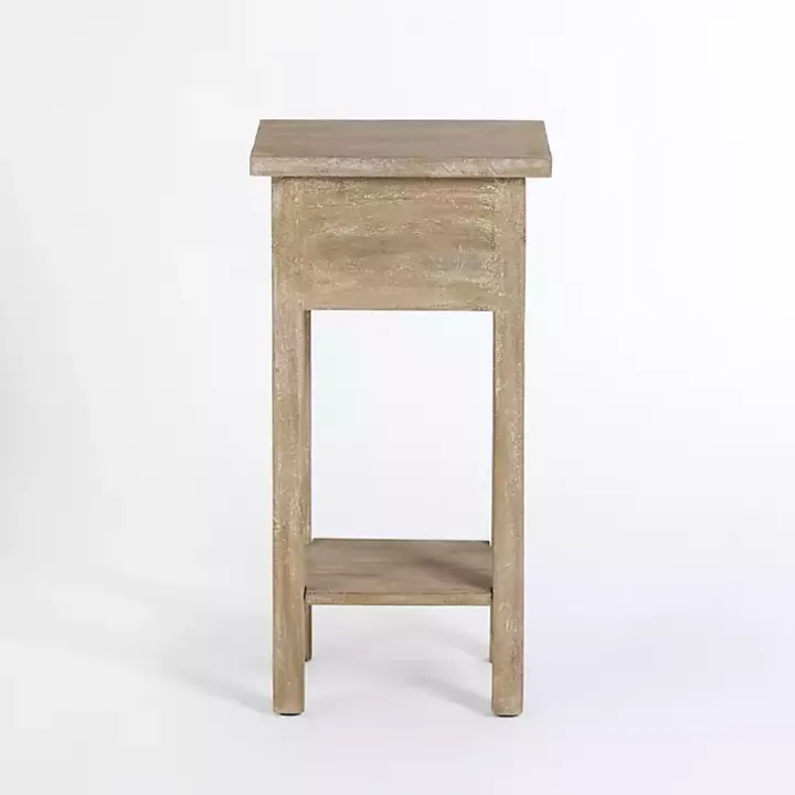 Leo Natural Wood Accent Table
