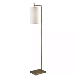 Leon Antique Brass Metal Floor Lamp